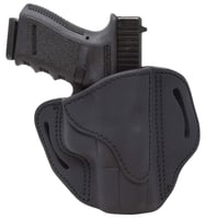 1791 Gunleather BH21SBLR BH2.1 OWB Size 2.1 Stealth Black Leather Belt Slide Compatible W/Glock 17/S&W M&P Shield/Springfield XD Right Hand