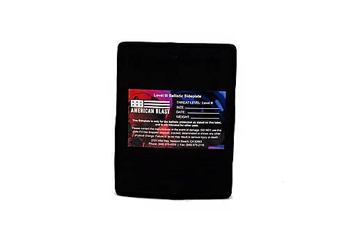 NIJ Level IV Stand Alone Side Plate 2.2 lbs