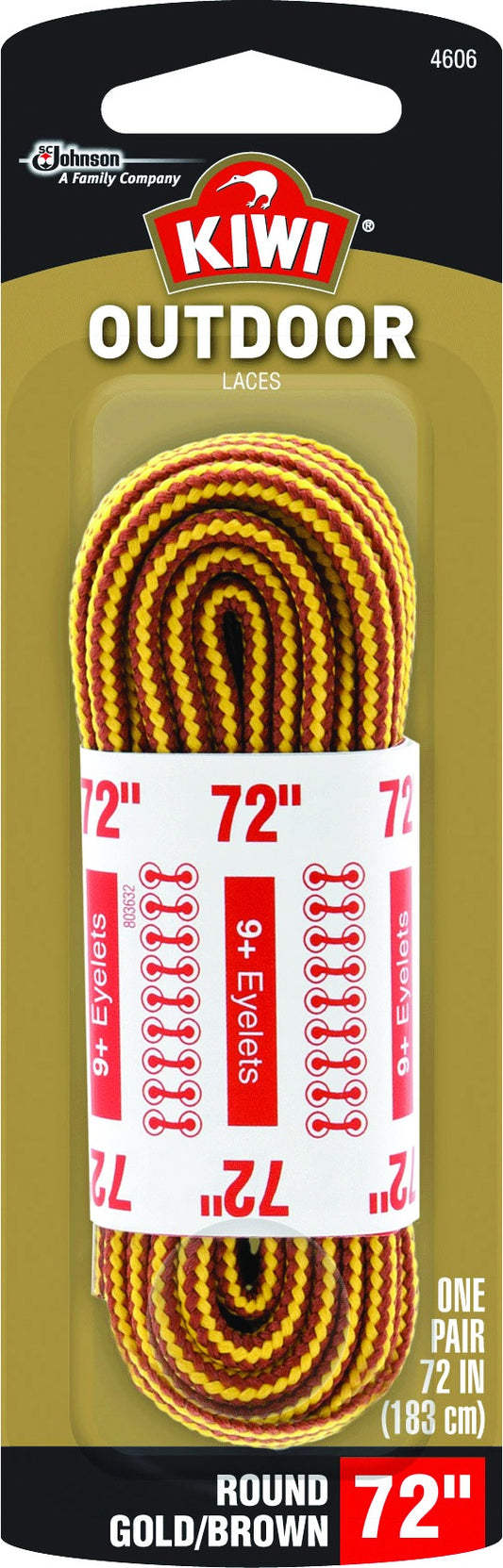 KIWI 682595 Nylon Boot Laces Taslan 72"