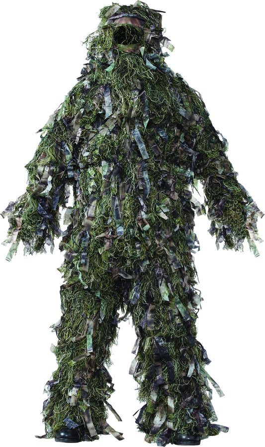 Hot Shot 36-119-BG-XL2 3-D Mens Ghillie Suit, Woodland Camo 3-Piece