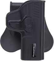 Bulldog RRSWMP Rapid Release Holster W/Paddle OWB Black Polymer Fits S&W M&P Right Hand