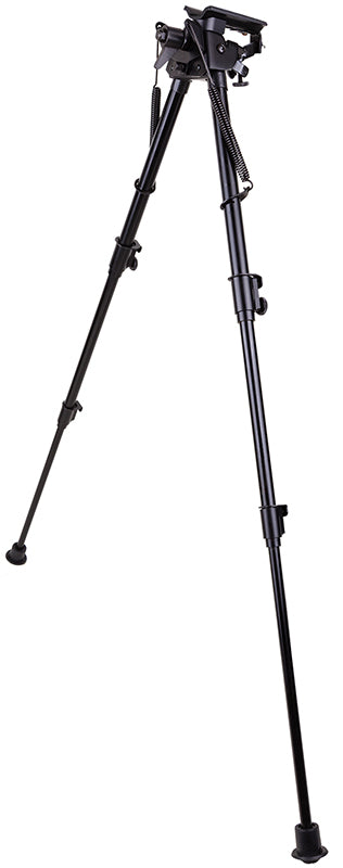 Blackhawk 71BP16BK Sportster Pivot + Traverse Bipod 14.50-29.25" Black Anodized Metal, Sling Swivel Attached, Rubber Feet