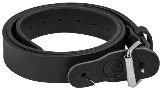 1791 Gunleather BLT013640SBLA 01 Gun Belt Stealth Black Leather 36/40 1.50" Wide Buckle Closure