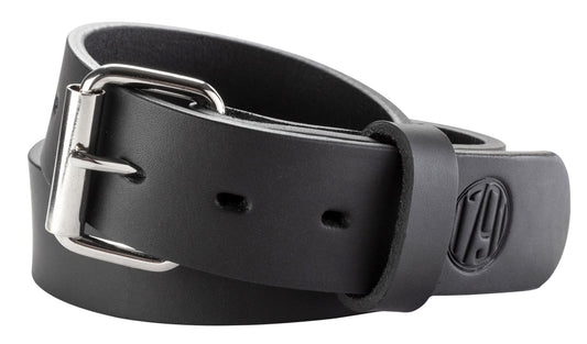 1791 Gunleather BLT013236SBLA 01 Gun Belt Stealth Black Leather 32/36 1.50" Wide Buckle Closure