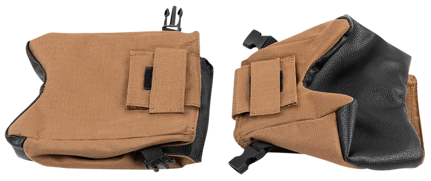 Allen 18419 X-Focus Unfilled Front/Rear Shooting Bag Combo Tan/Black 600D Polyester