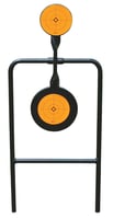 Caldwell 133565 Plink N Swing Double Spin Target Handgun Steel Black/Orange Impact Enhancement Motion 4.25"