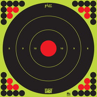 PRO-SHOT TARGET 17" GRN BULLSEYE 5PK