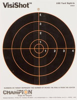 CHAMPION VISISHOT 8" BULLSEYE 10PK