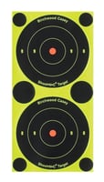 Birchwood Casey 34375 Shoot-N-C Reactive Target Self-Adhesive Paper Air/Rimfire Rifle Black/Yellow 3" Bullseye Includes Pasters 240 Targets