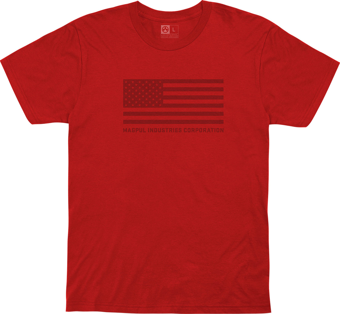 Magpul MAG1121-610-S Standard Red Cotton Short Sleeve Small