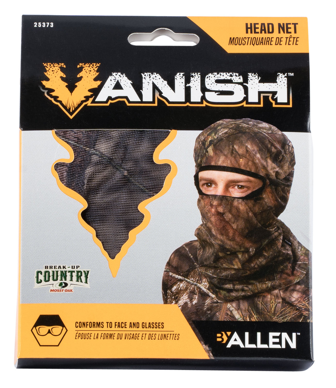 Vanish 25373 Visa Form Mossy Oak Break-Up Country Mesh Full Face Mask OSFA