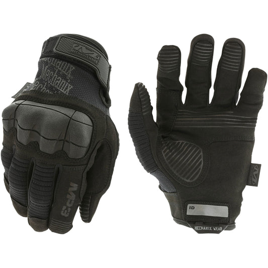 Mechanix Wear MP3-55-008 M-Pact 3 Covert Black Synthetic Leather Small