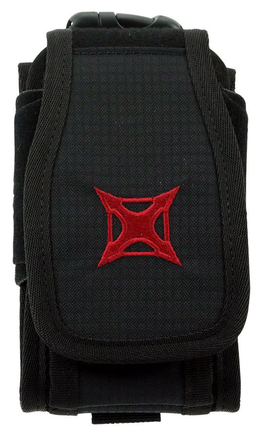 Vertx VTX5140BK Phone/Multi-Tool Pouch VTX 7" H X 4" W X 2" D Black Cordura W/Velcro Closing