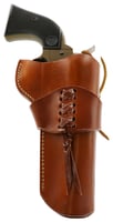 Galco WWR320 Wrangler OWB Tan Leather Belt Loop Fits Ruger Wrangler Right Hand Compatible W/ Wrangler Cartridge Belt