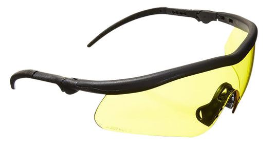 Allen 2379 Guardian Shooting Glasses Adult Yellow Lens Anti-Scratch Polycarbonate Black Frame