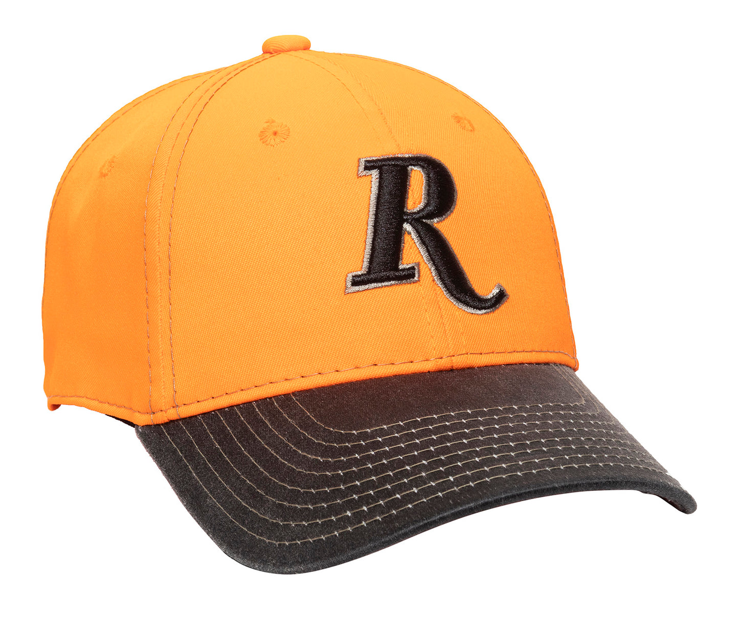 Outdoor Cap RM16A Remington Cap Polyester Twill Blaze/Black Structured OSFA