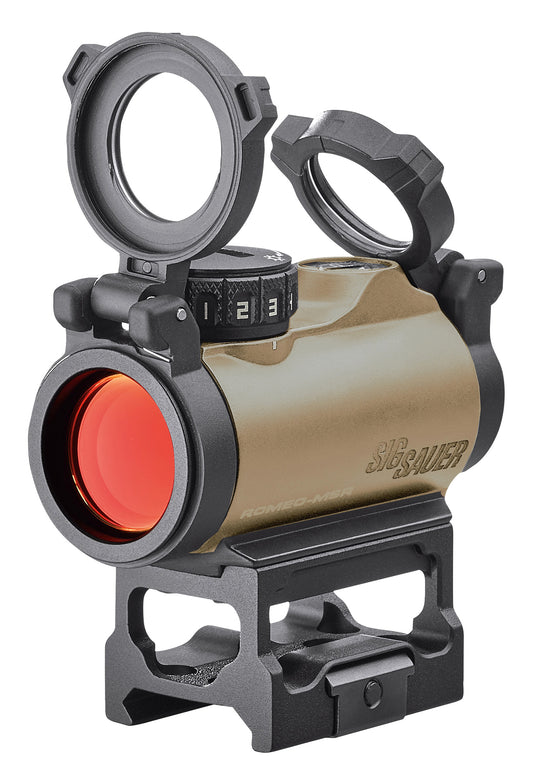 Sig Sauer Electro-Optics SOR72011 Romeo-MSR Flat Dark Earth 1x20mm 2 MOA Red Dot Illuminated Reticle