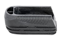 Mec-Gar F42241-SET Plus-2 Drop Protection System Made Of Polycarbonate With Black Finish & Grooves For Mec-Gar Beretta, CZ, Sig, Taurus & Witness Polymer Floor Plate Magazines