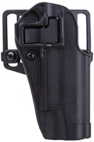 Blackhawk 410501BKL Serpa CQC OWB Size 01 Matte Black Polymer Belt Loop/Paddle Compatible W/Glock 26/27/33 Left Hand