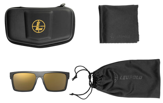 Leupold 179103 Performance Wear Becnara Bronze Mirror Lens Polycarbonate Matte Black Frame