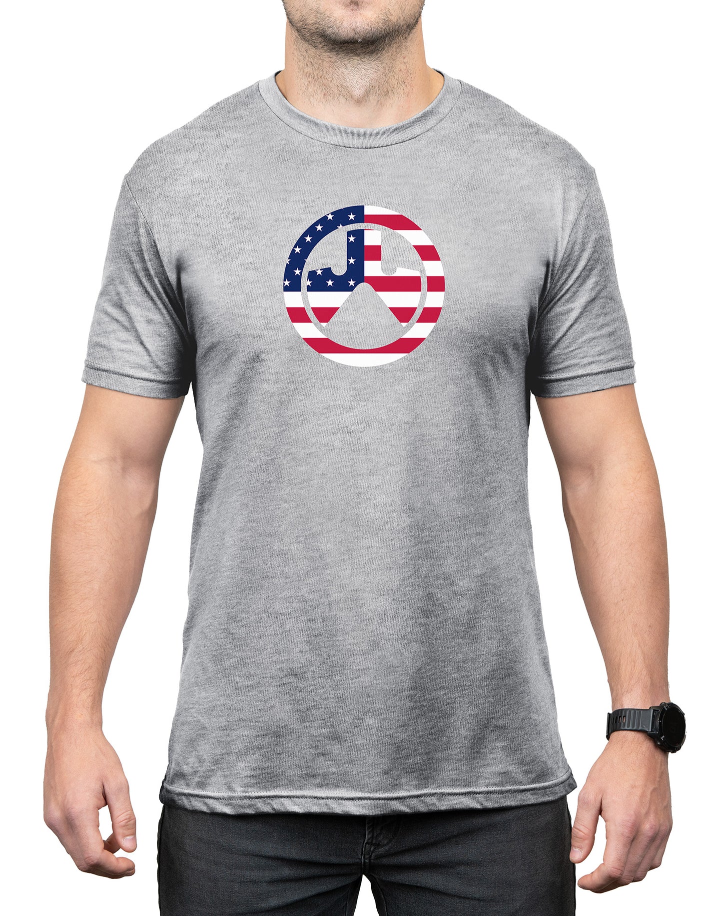 Magpul MAG12810302X Independence Icon Athletic Gray Heather Cotton/Polyester Short Sleeve 2XL