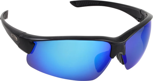 Sea Striker 24301 King Neptune Sunglasses-Blk/Blue Mirror