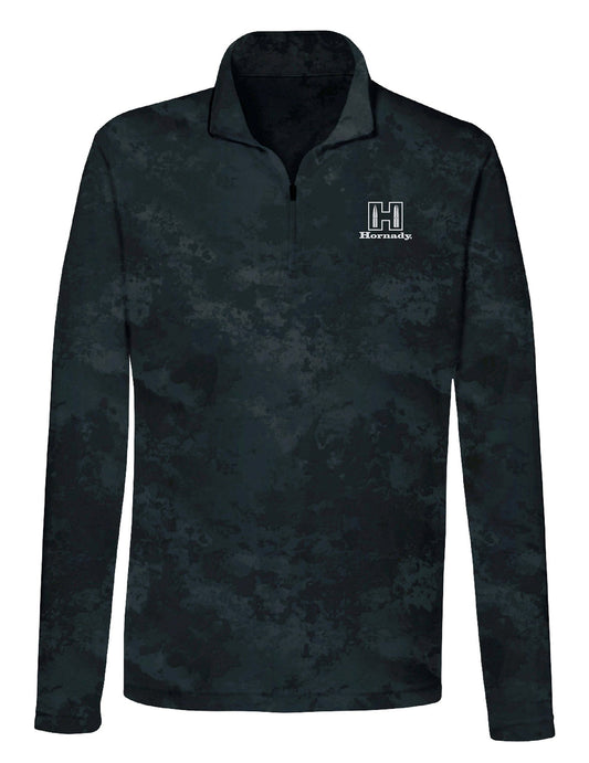 Hornady 99597XXL Performance 1/4 Zip Black Long Sleeve 2XL