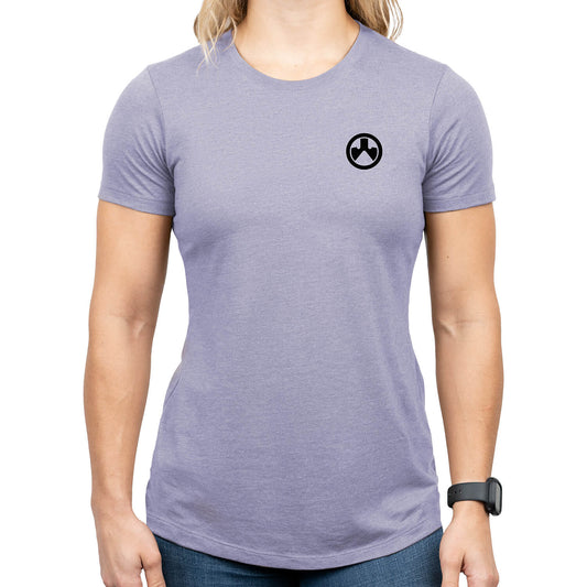 Magpul MAG1341-530-S Prickly Pear Womens Orchid Heather Cotton/Polyester Short Sleeve Small