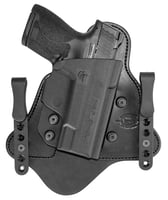 Comp-Tac C225SW250RBSN MTAC IWB Black Kydex/Leather Belt Clip Fits S&W M&P Shield EZ 380 Right Hand