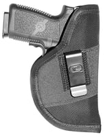 Crossfire Shooting Gear CRFGRPCLPLSRSA1C3 The Grip Laser IWB Size 03 Black Ballistic Nylon Belt Clip Fits Compact 3-3.50" Barrel Ambidextrous