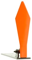 Champion Targets 44886 .22 Diamond Pop-Up Target Rimfire Rifles Orange Steel Diamond Standing Includes Ground Stakes