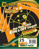 CALDWELL BULLSEYE TRGT 5.5" 25PK