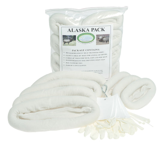 Alaska AMP7 Alaska Pack Moose, Elk & Caribou Game Bag, Includes Tags