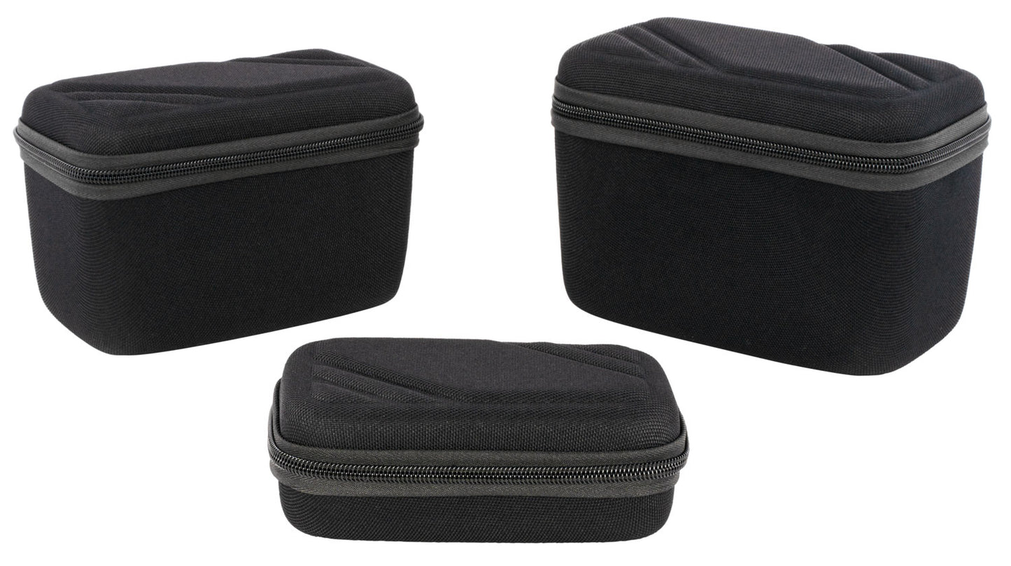 US Peacekeeper P25020 Gear/Ammo Cases - Black, (Set Of 3) 7" X 4" X