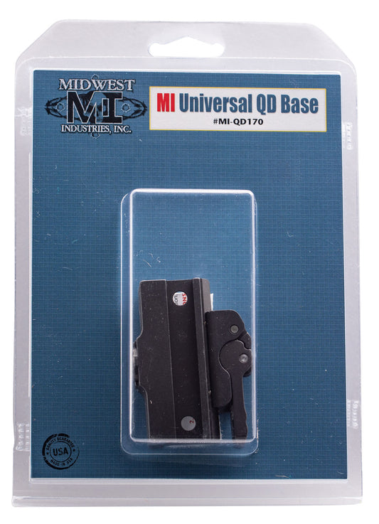 Midwest Industries MIQD170 Universal QD Base Black Hardcoat Anodized