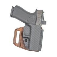 Versacarry VSL211SHD V-Slide OWB Brown Leather/Polymer Belt Slide Fits M&P Shield Right Hand