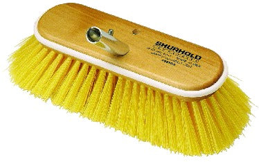 Shurhold 985 10" Medium Yellow Deck Brush