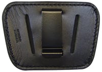 PSP 035BLK Belt Slide IWB/OWB Leather Belt Clip/Slide Fits Med/Lg Semi-Auto Ambidextrous