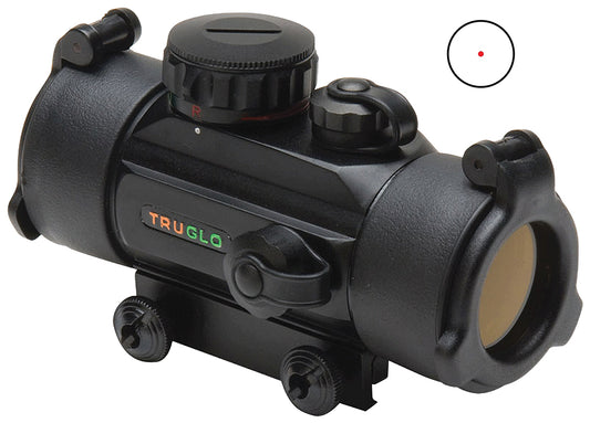 TruGlo TG8030B Traditional Black 1x30mm 5 MOA Red Dot Reticle