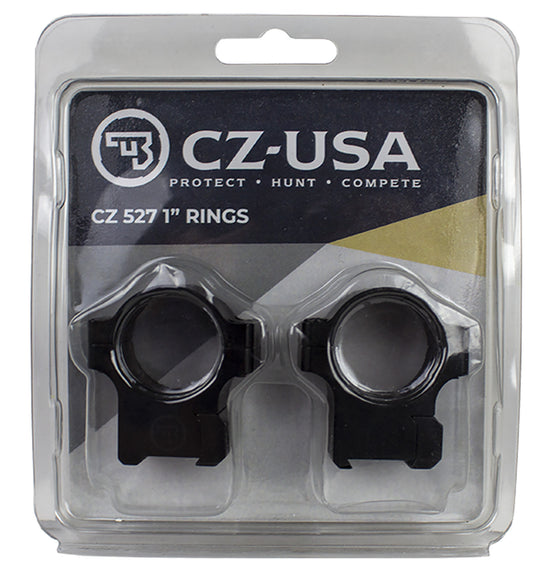 CZ-USA 40088 CZ Rings 527 Matte Black 1"