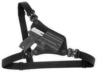 Galco HR228RB High Ready Chest Holster Size Fits Chest Up To 58", Black Kydex/Nylon, Compatible W/Glock 20/21, Harness Mount