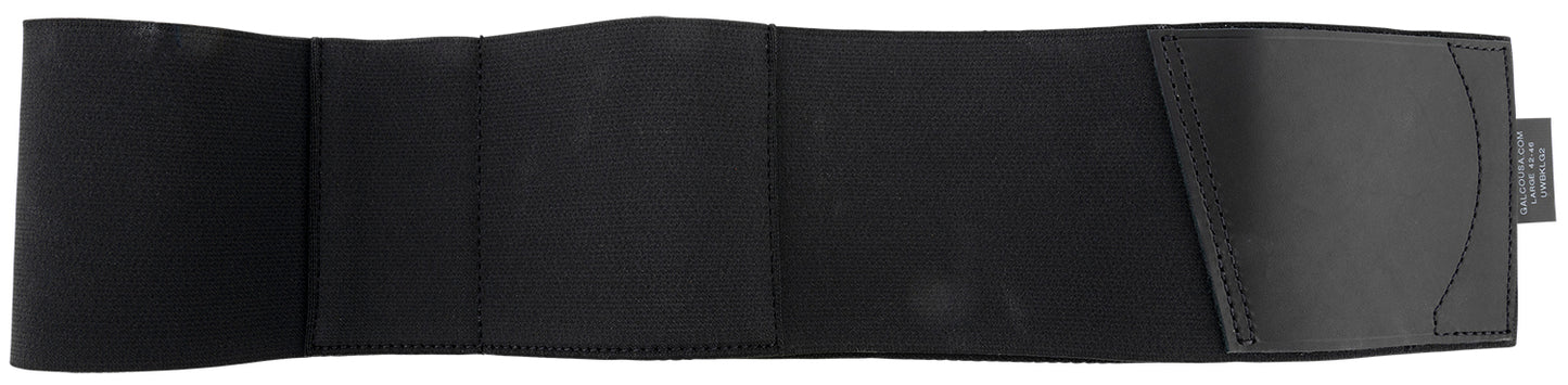 Galco UWBKLG2 UnderWraps 2.0 Black Large Leather/Nylon Handgun