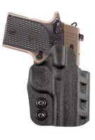 DeSantis Gunhide D94KA1VZ0 Cazzuto OWB Black Kydex Paddle Fits Springfield SA-35 Right Hand