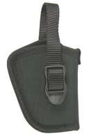 Blackhawk 73NH09BKL Hip OWB Size 09 Black Cordura Nylon Belt Slide Fits Small Frame 5rd Revolver With Hammer Spur Fits 2" Barrel Left Hand