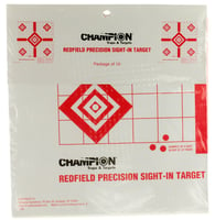 Champion Targets 47387 Redfield Sight-In Diamond Paper Pistol/Rifle 16" X 16" White/Red 100 Per Pkg