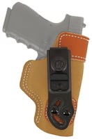 DeSantis Gunhide 106NAX3Z0 Sof-Tuck IWB Natural Leather/Suede Belt Clip Fits Sig P938 Fits Kimber Solo Right Hand