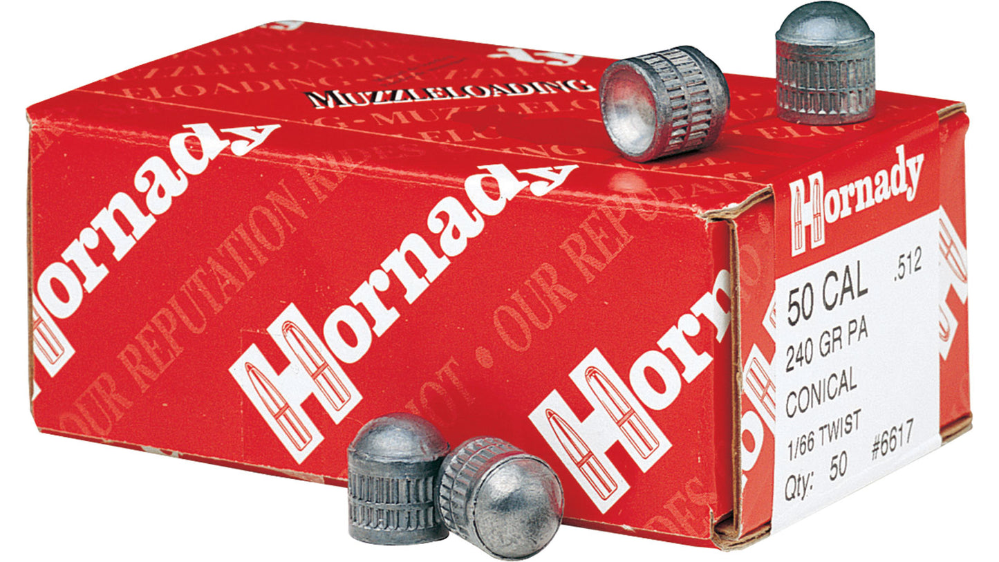 Hornady 6617 Great Plains Muzzleloading Bullets 50 240Gr PA