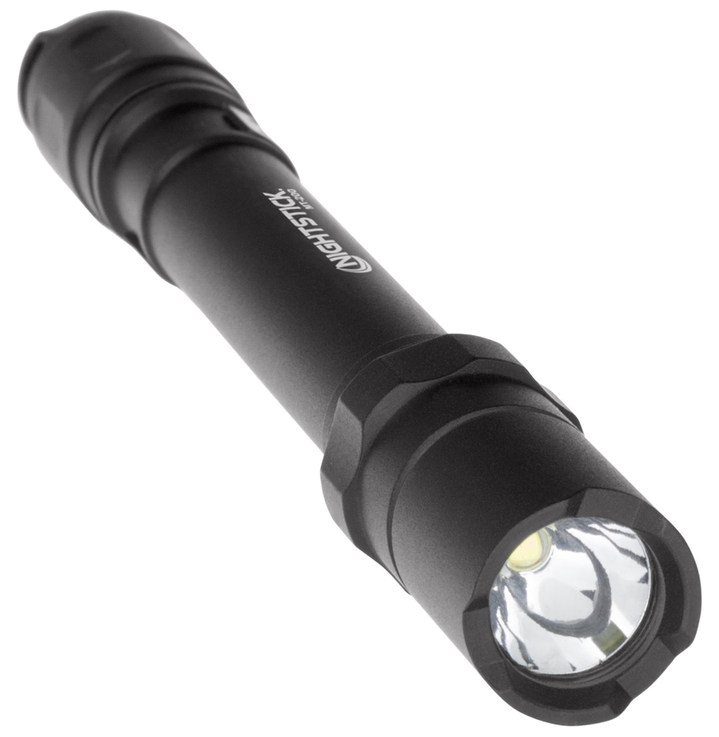 Nightstick MT200 MT-200 Mini-TAC Pro Black Anodized Hardcoat Aluminum White LED 45/70/135 Lumens 29 Meters-51 Meters Beam Distance