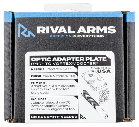 Rival Arms RARA45R001A Mount Adapter RMR To Vortex/Docter Black