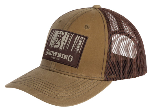 Browning 308120841 Cap Timber Wax Mesh Adjustable Snap Closure